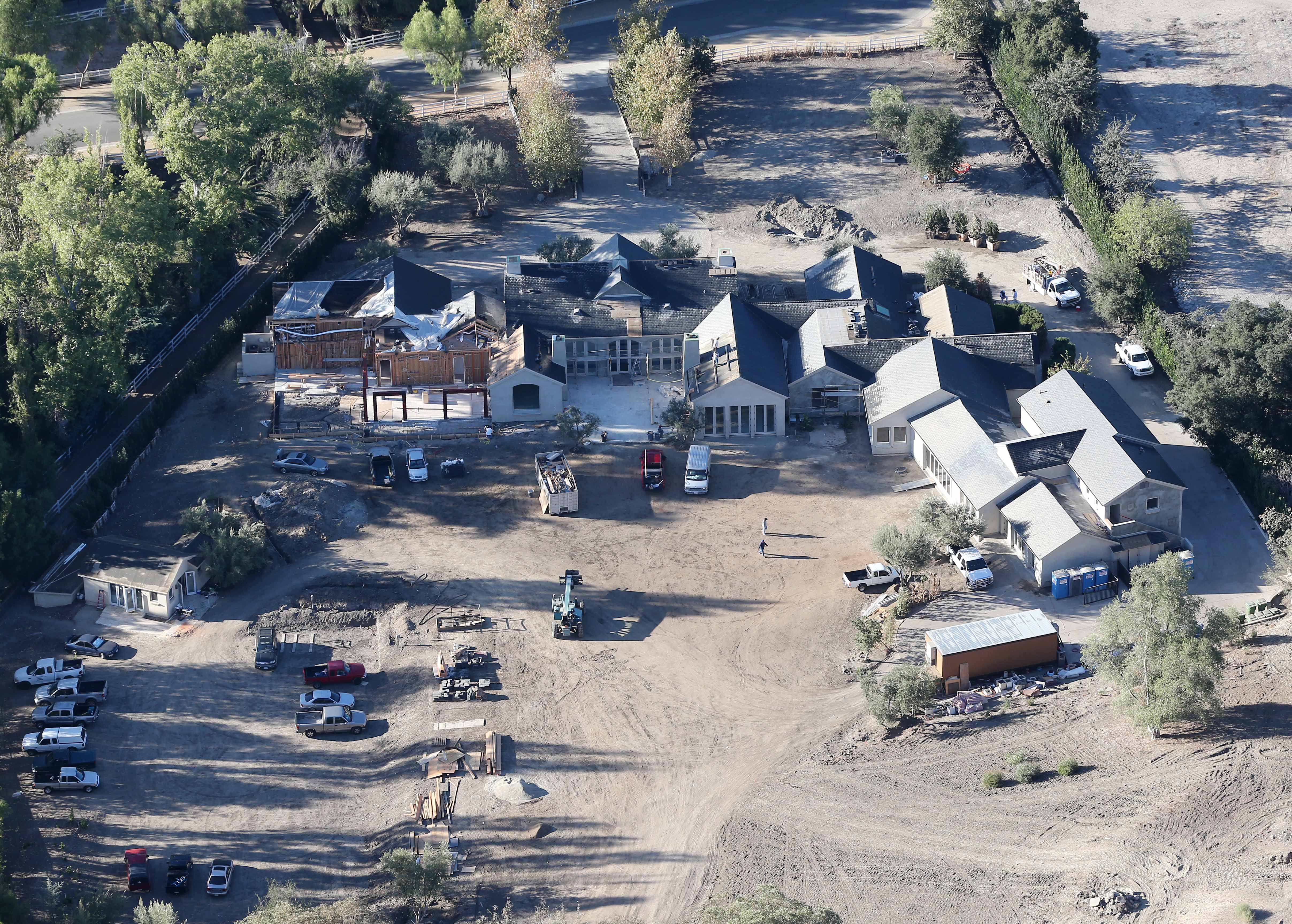 Kardashian mansion construction
