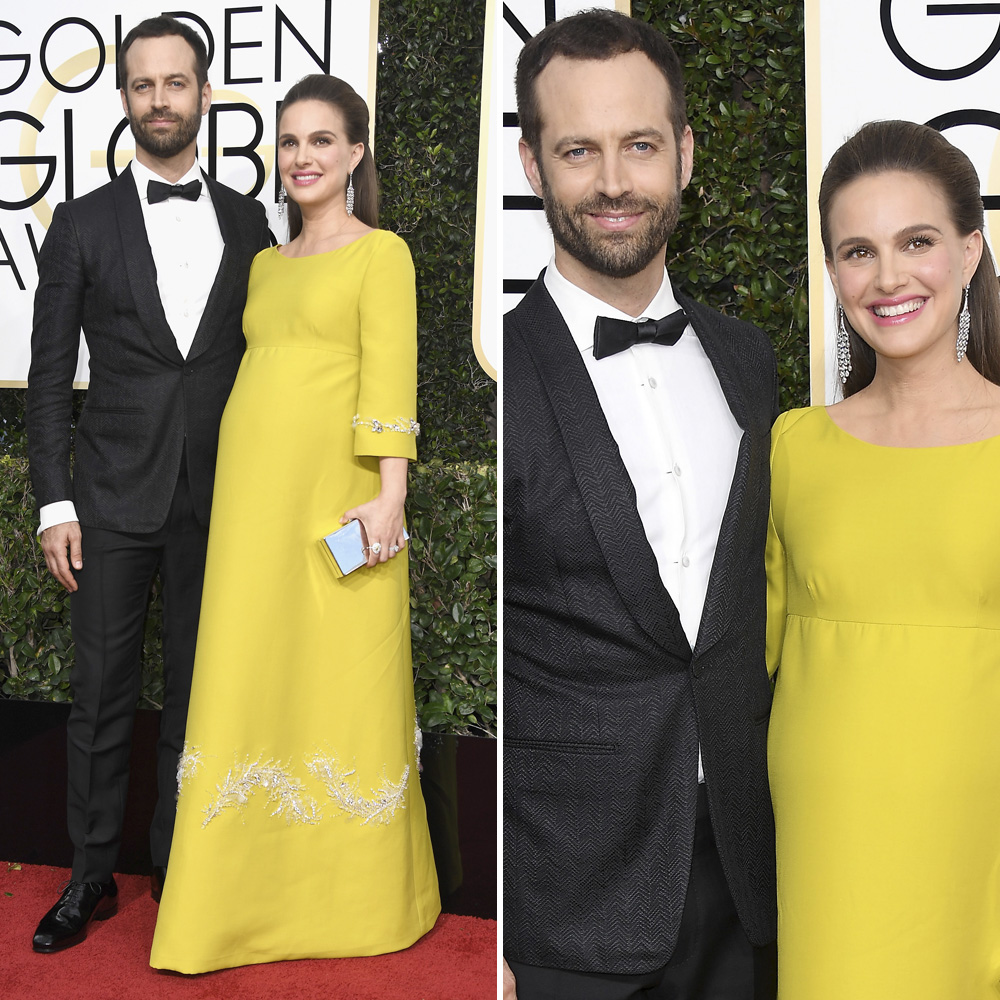 Natalie portman benjamin millepied golden globes