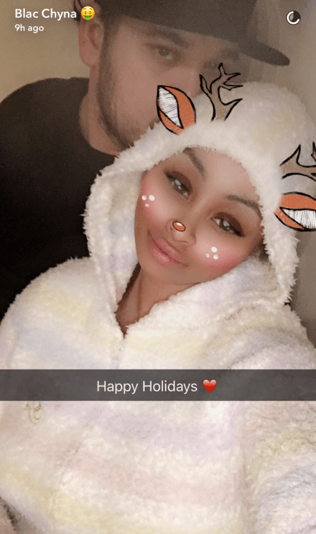 rob kardashian blac chyna snapchat