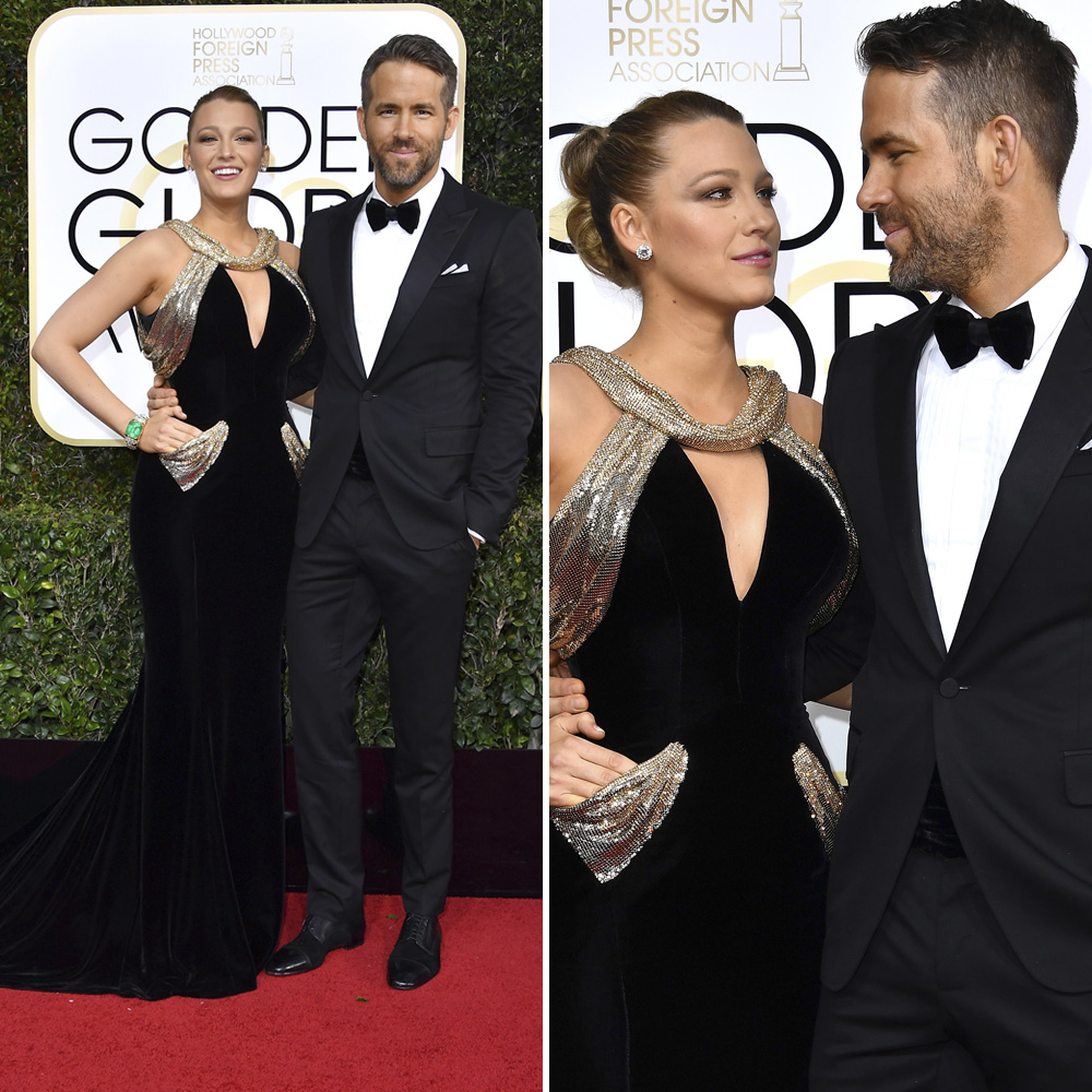 Ryan reynolds blake lively golden globes