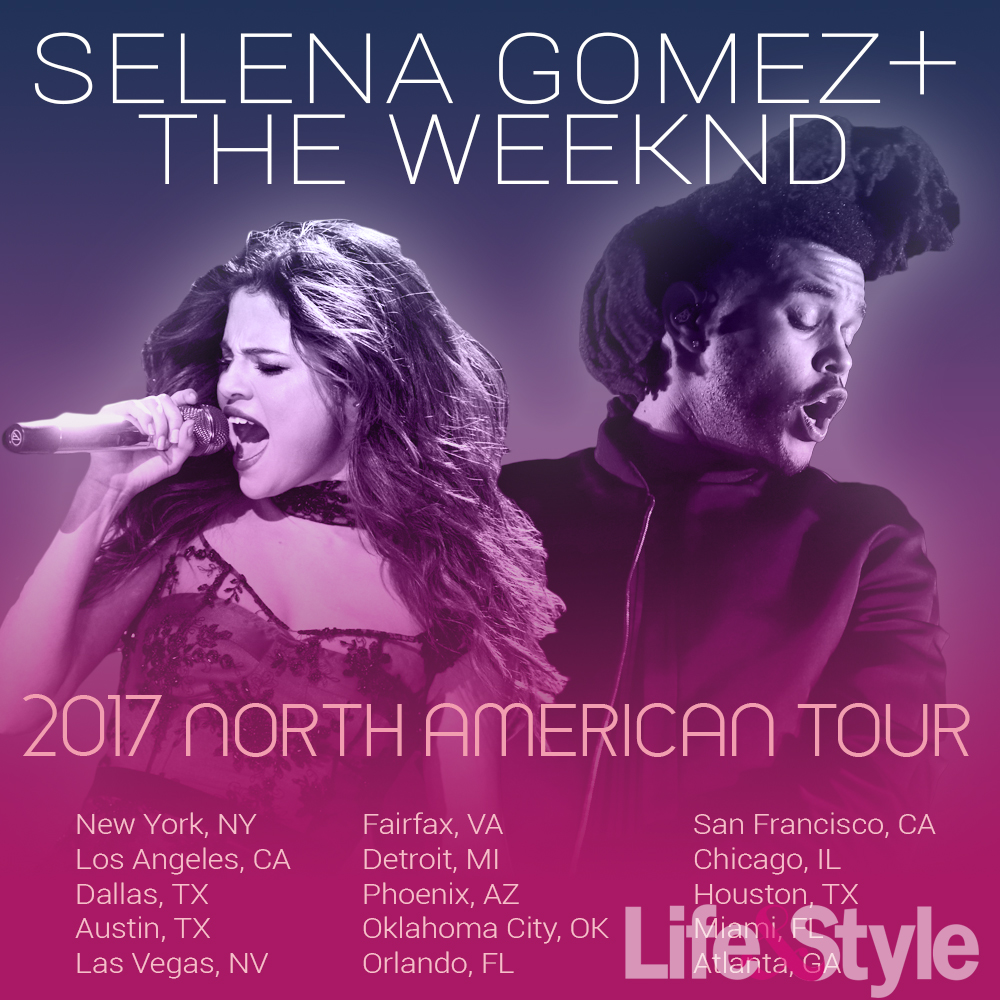 Selena gomez weeknd tour