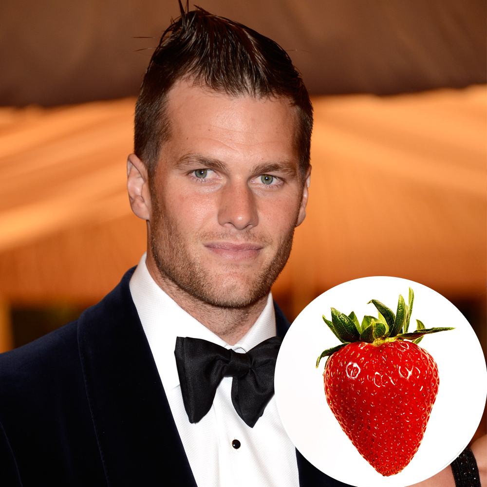 Tom brady strawberries