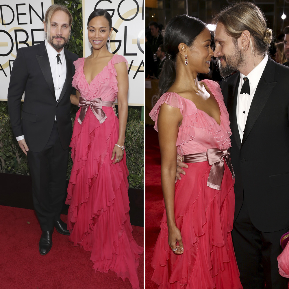 Zoe saldana marco saldana golden globes