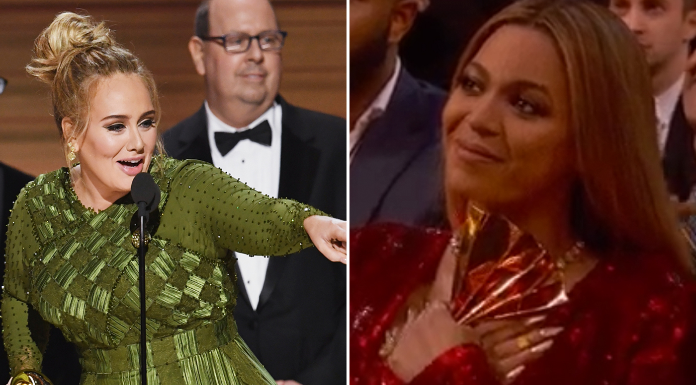 Adele beyonce grammys 2017