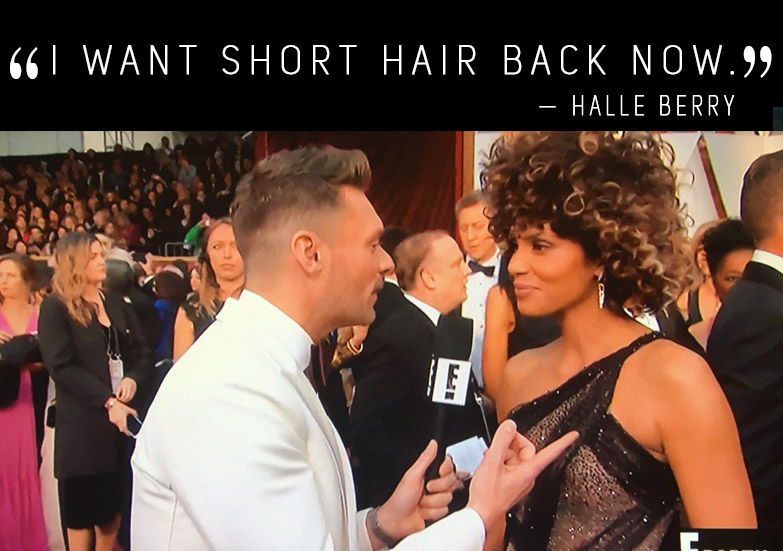 Halle berry hair oscars