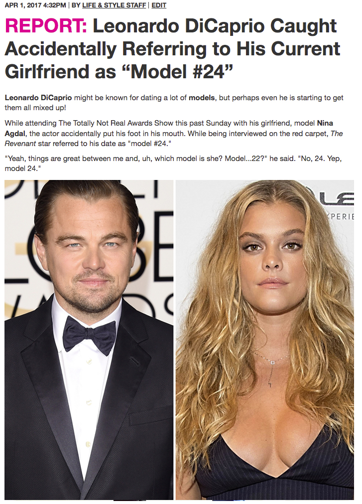 April fools leonardo