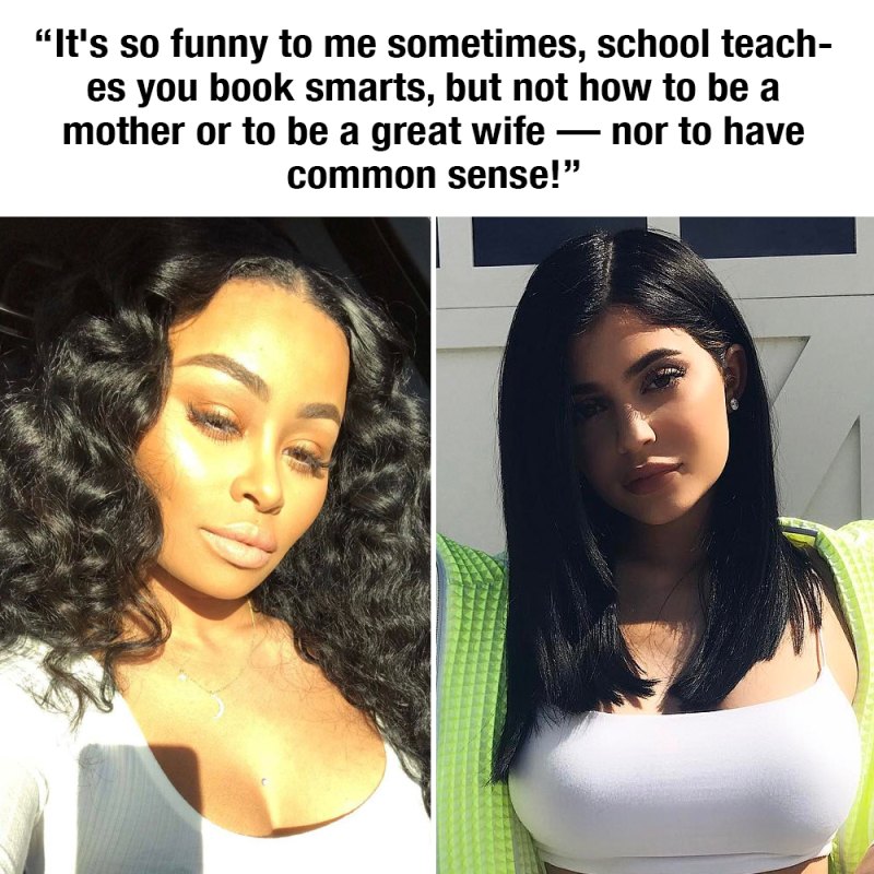 Blac chyna kylie quote