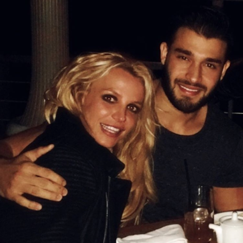 Britney Spears and Sam Asghari