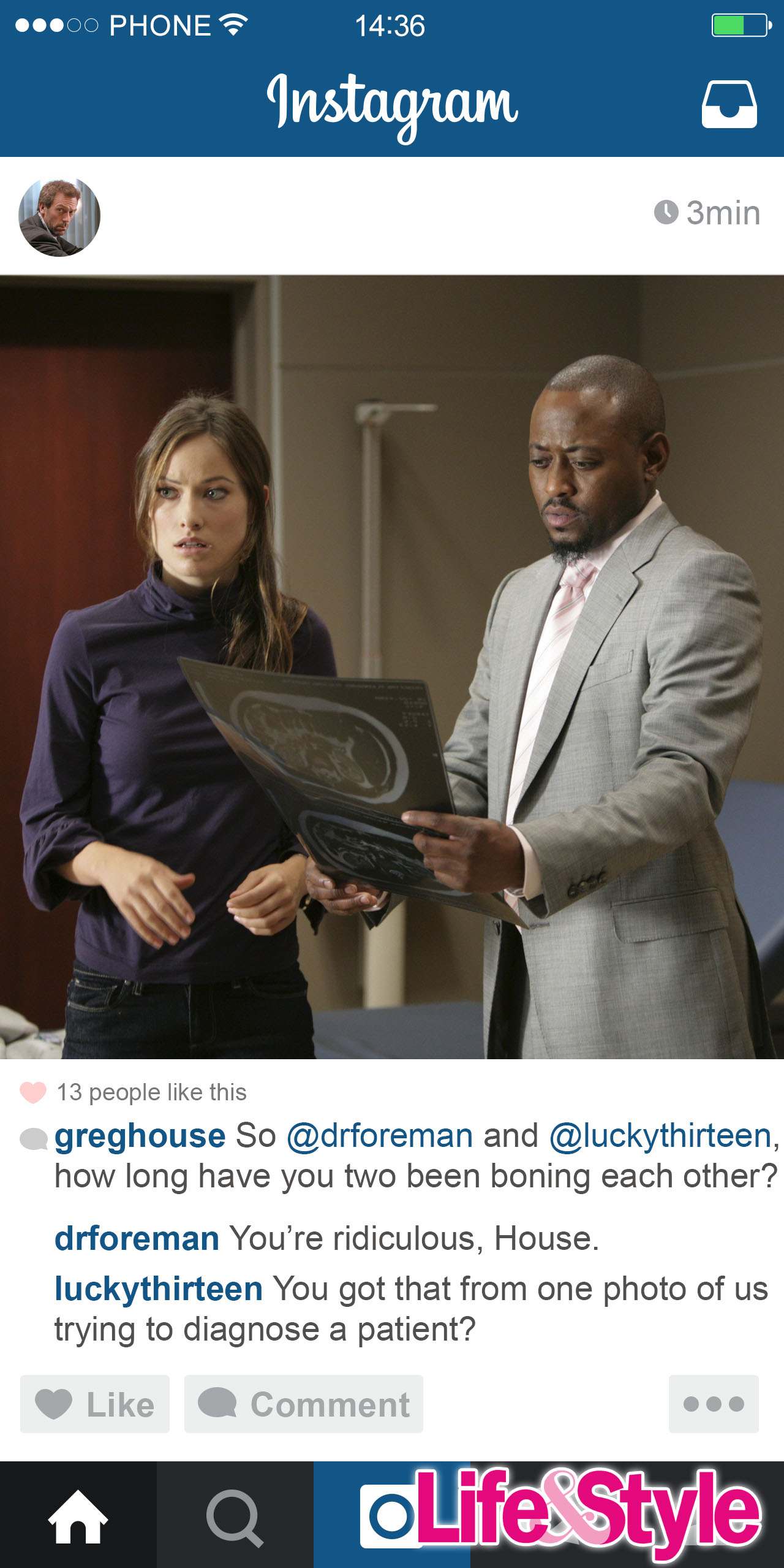 House instagram status 1