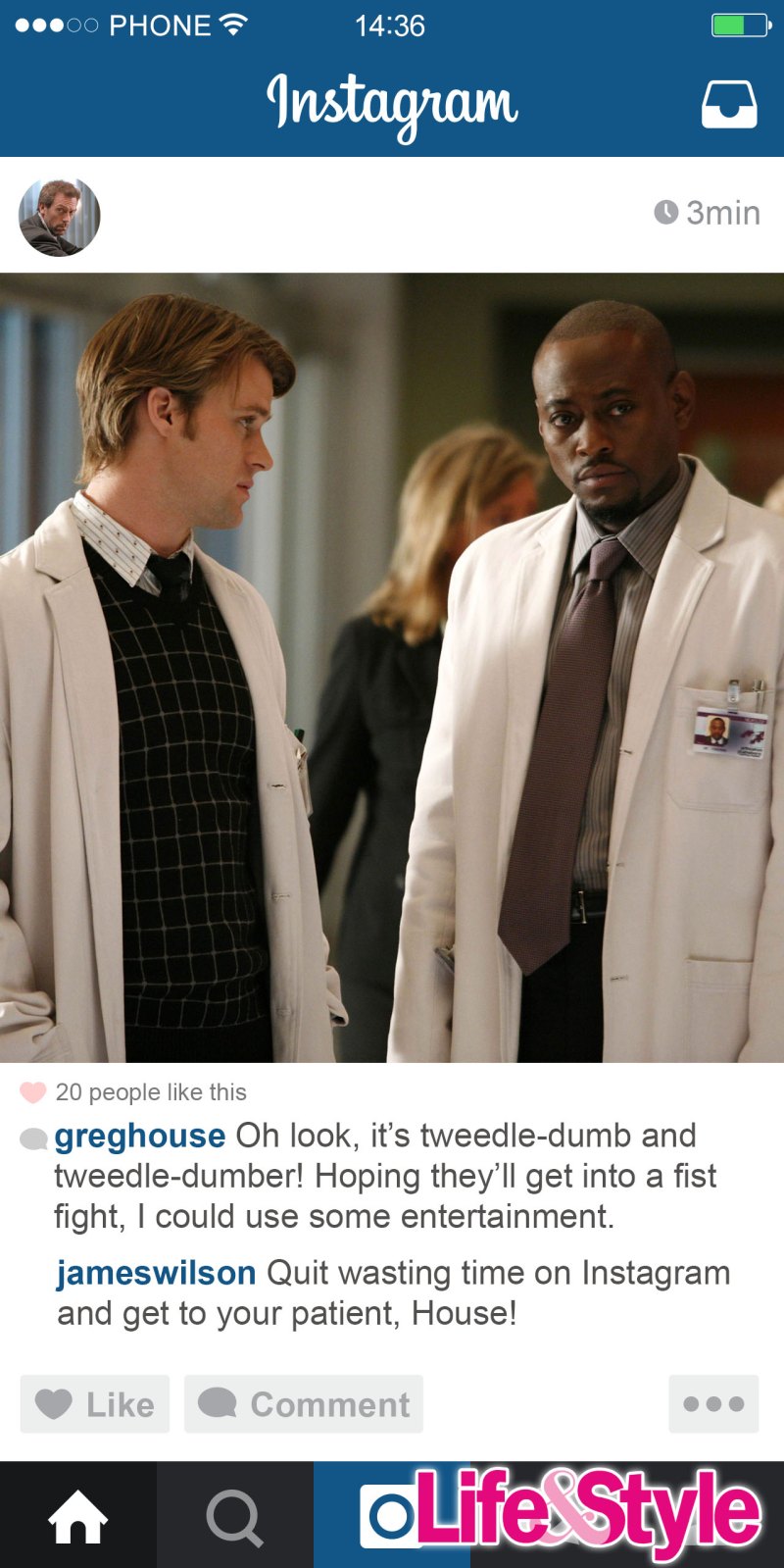 House instagram status 3