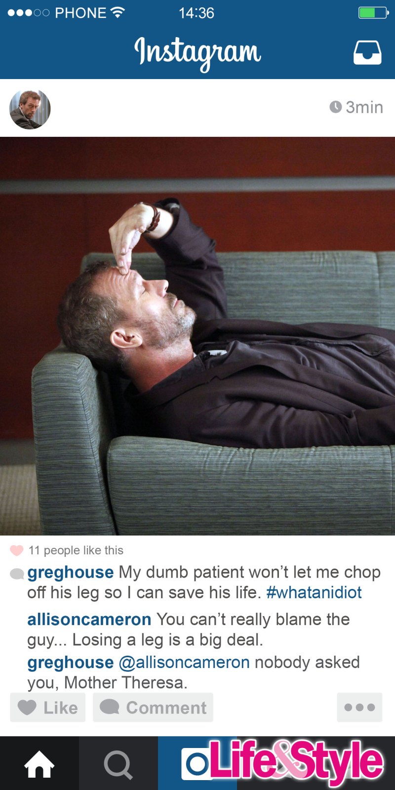 House instagram status 8