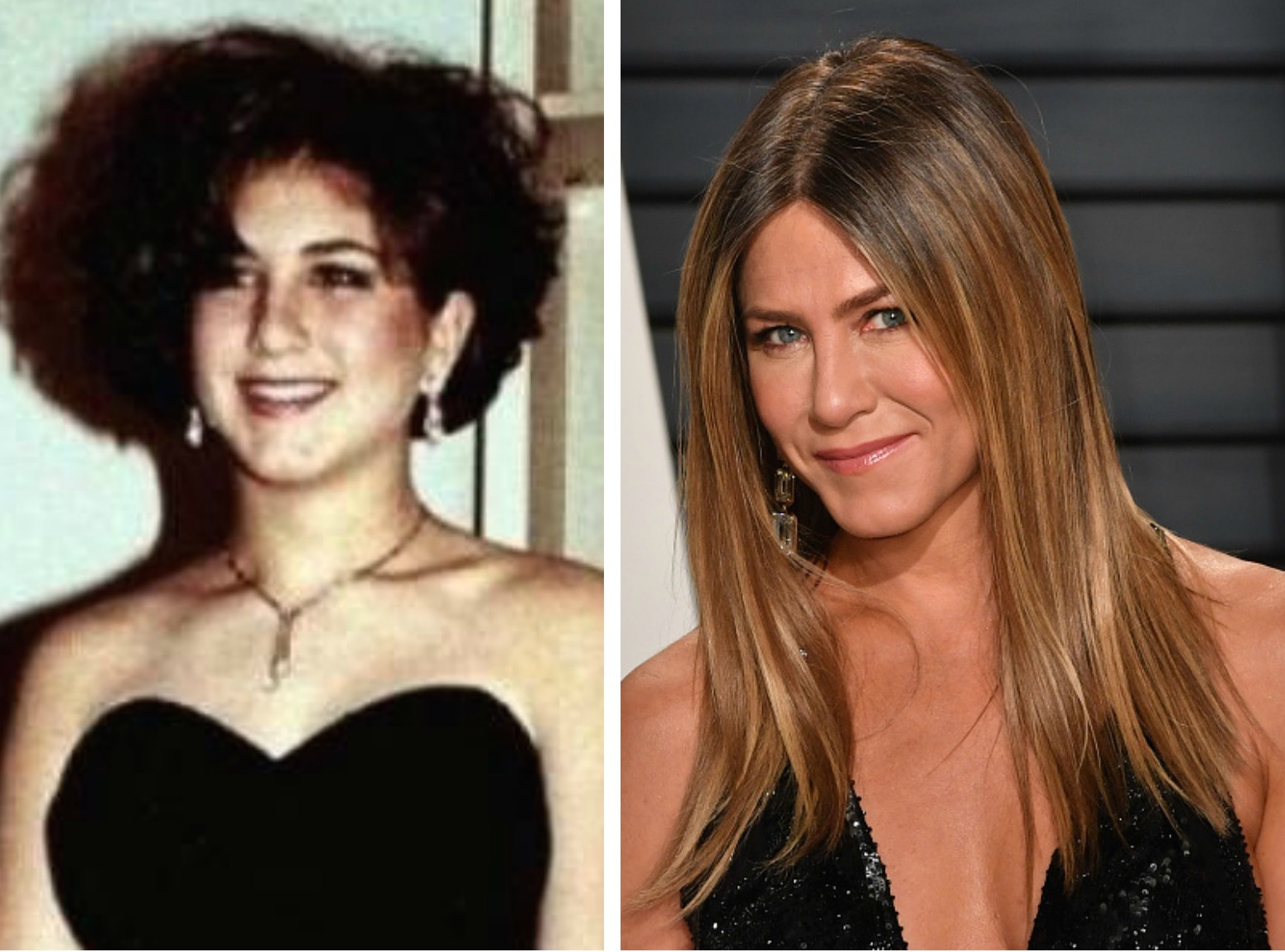 Jennifer aniston yearbook photo then and now