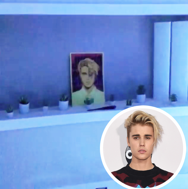 Justin bieber framed photo