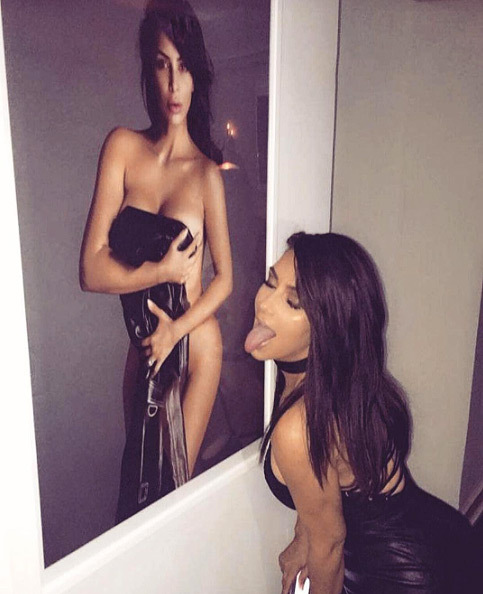 Kim kardashian framed photo