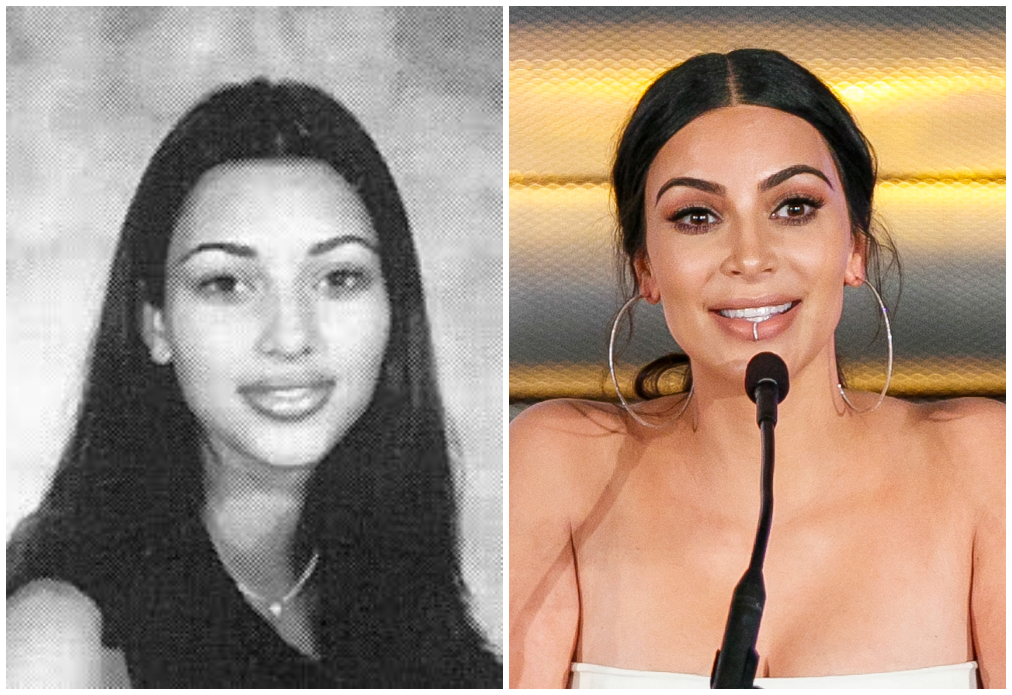 Kim kardashian yearbook