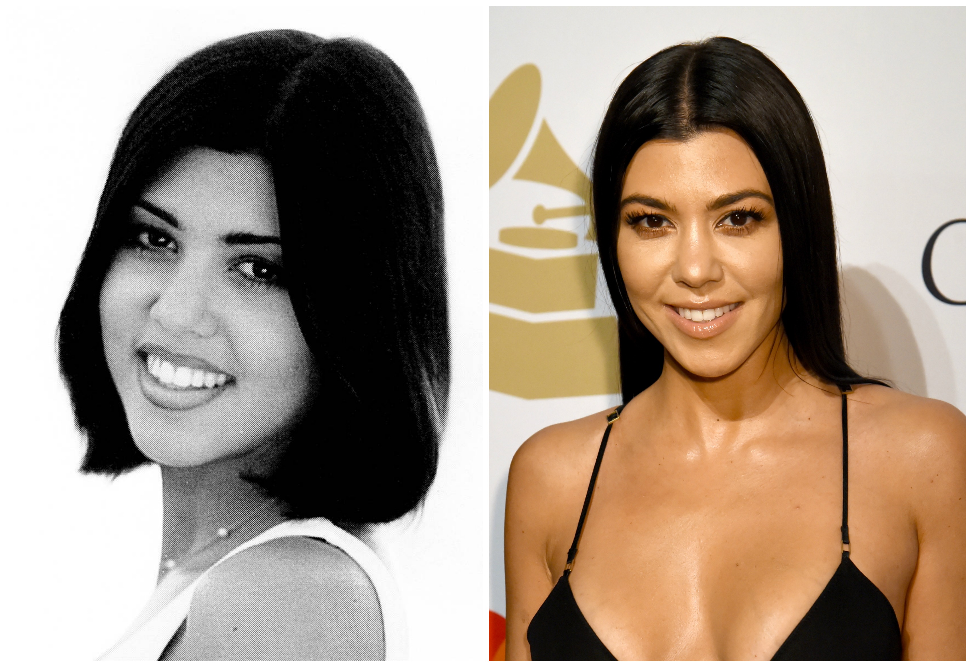 Kourtney kardashian yearbook