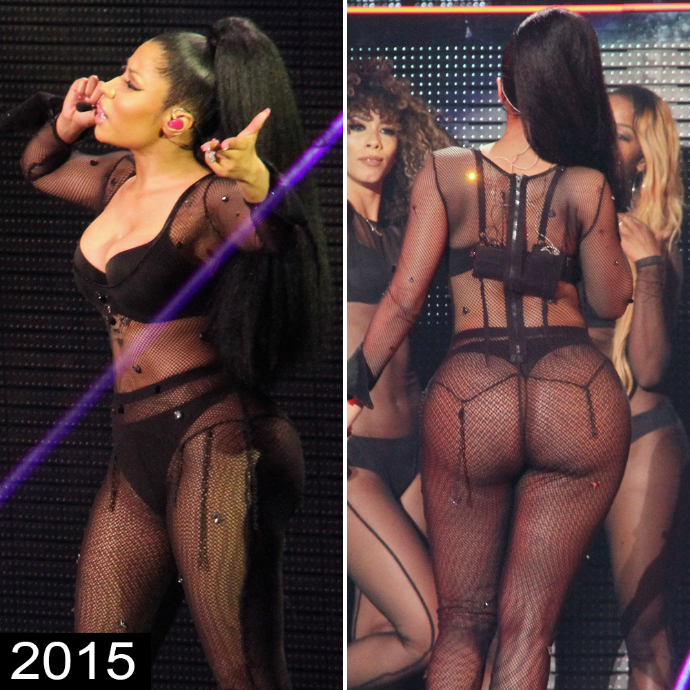 Nicki Minaj Fat Ass Big - Did Nicki Minaj's Booty Implant Rupture? See Her Biggest Butt Moments to  Date