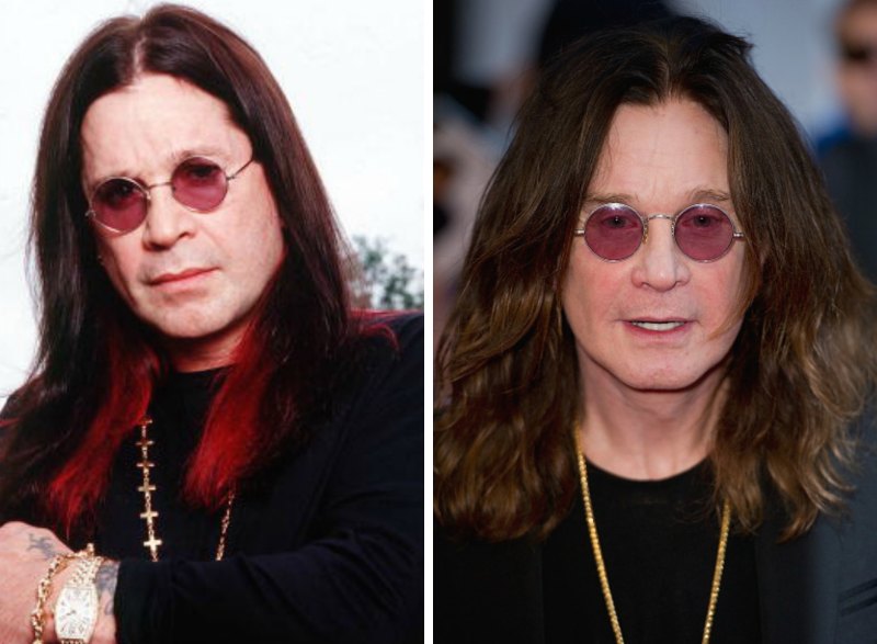 Ozzy osbourne family then and now 1