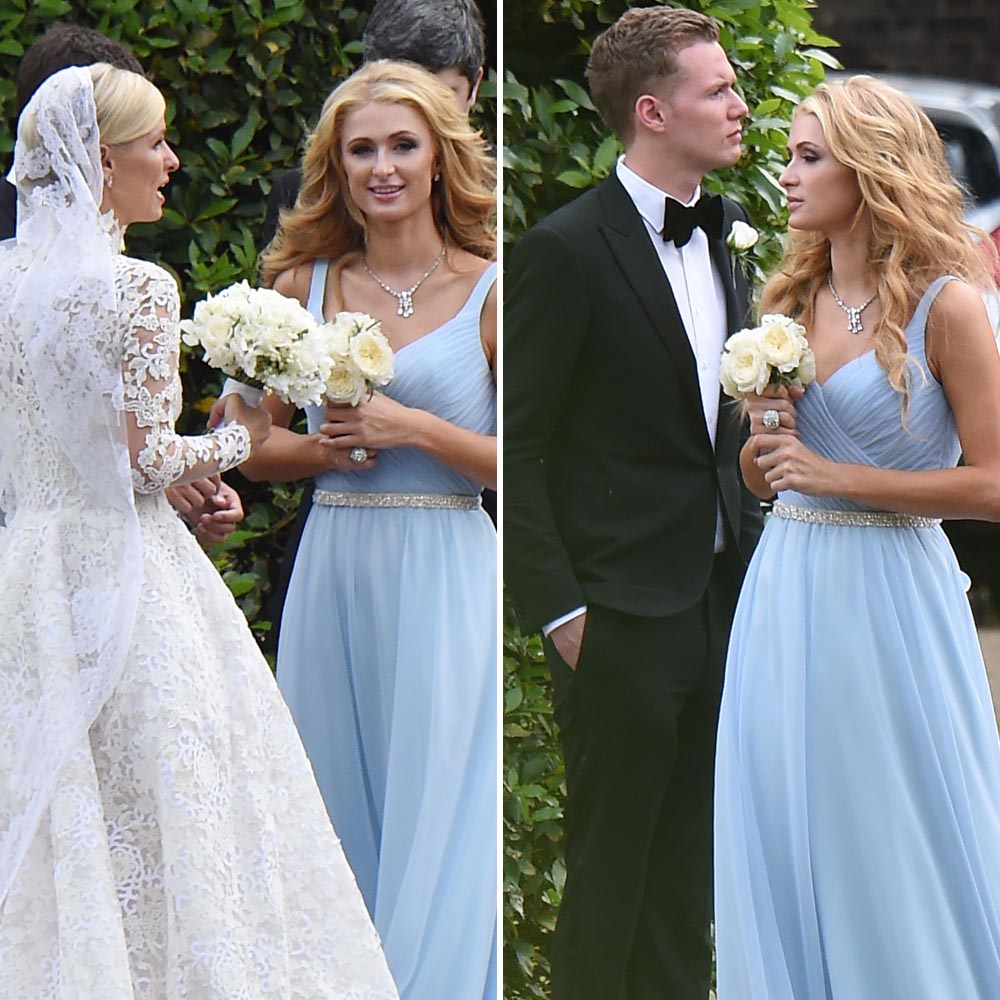 Paris hilton bridesmaid
