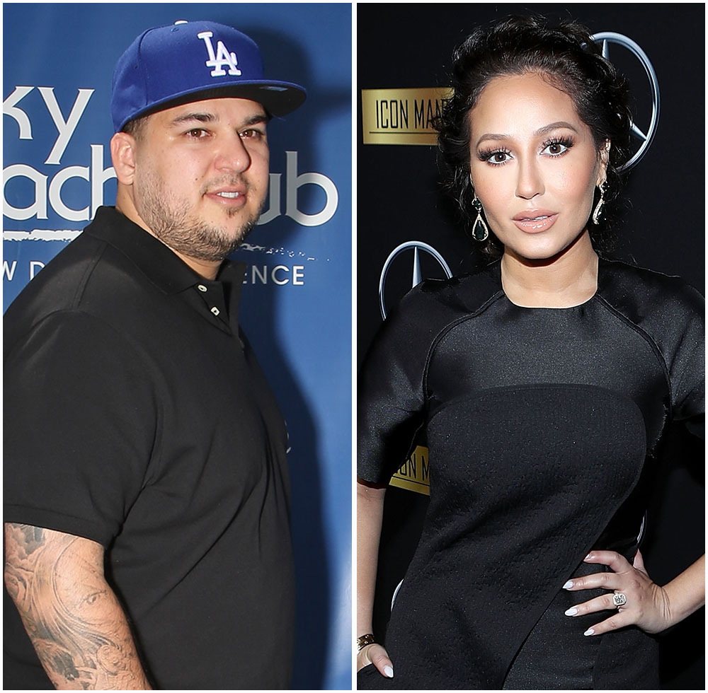 rob kardashian adrienne bailon getty images rob kardashian adrienne bailon getty images