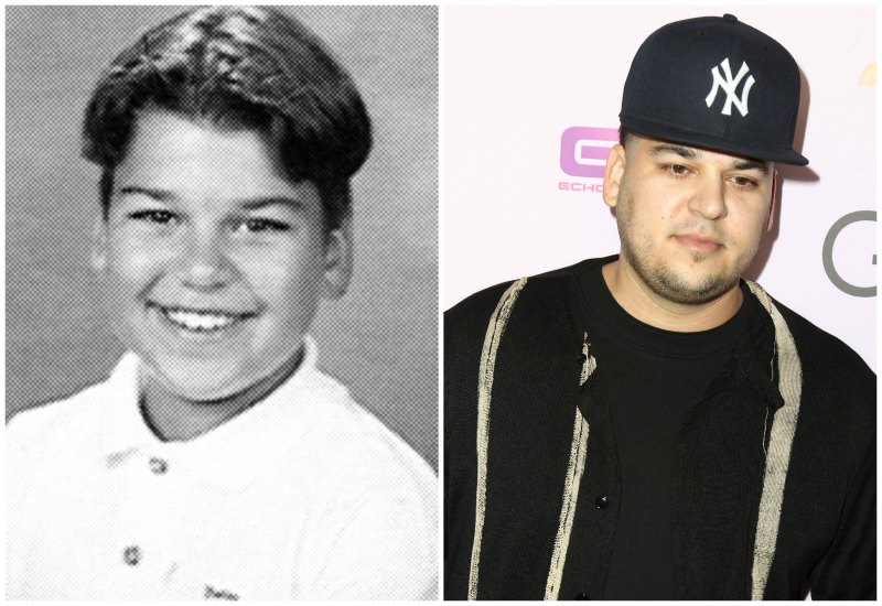 Rob kardashian yearbook
