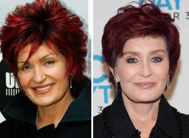 Sharon osbourne family then and now