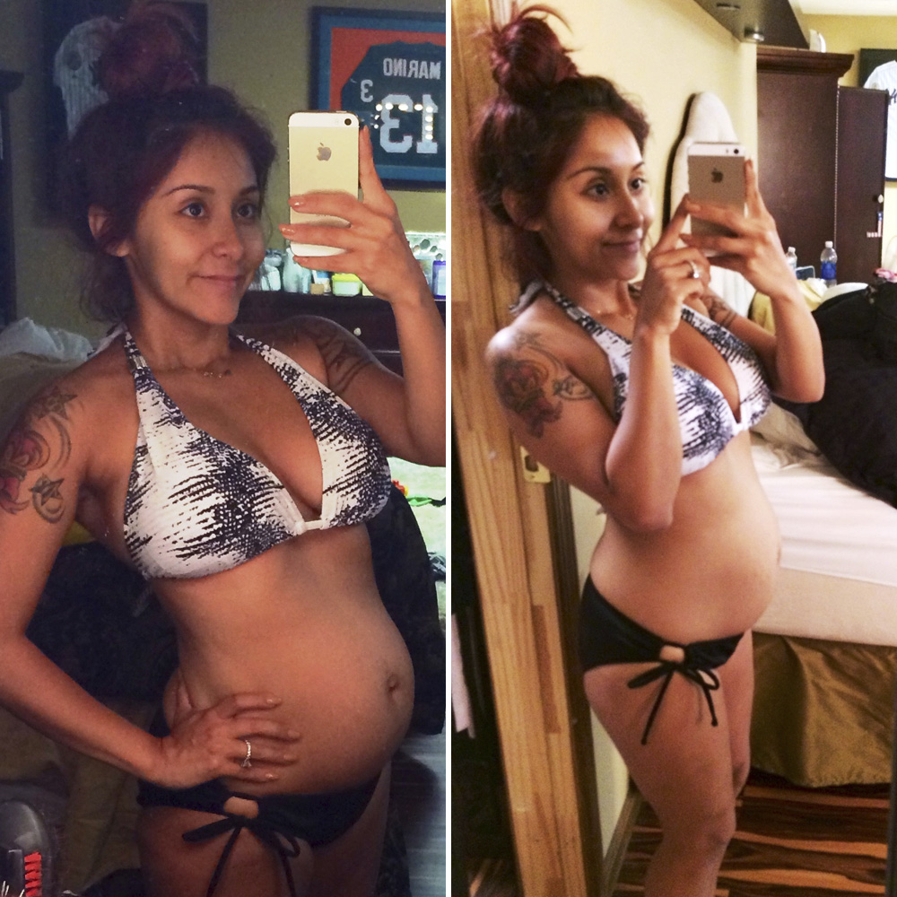 Snooki pregnant bikini