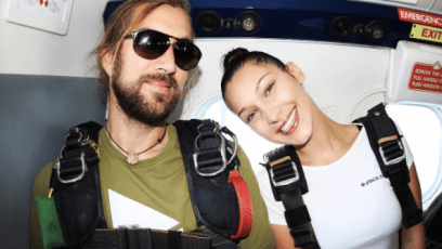 Bella hadid skydiving