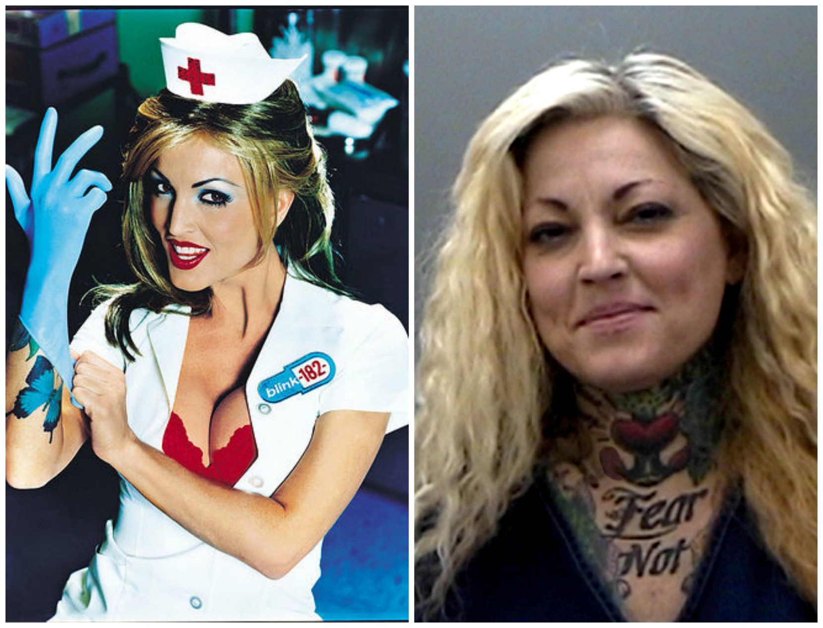 See the Sexy Nurse From the Blink-182 Album Cover Now