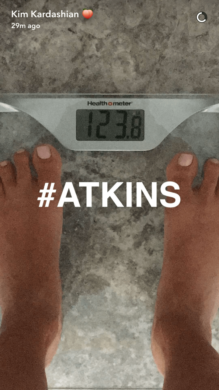 Kim kardashian weight aug 2016 2