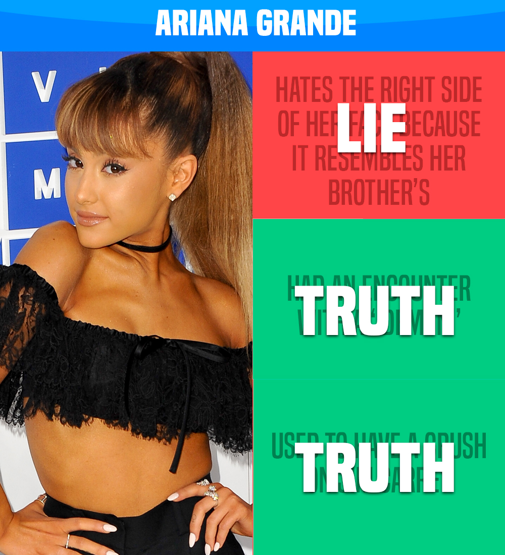 Hardcore Porn Ariana Grande - Play Our Super Fun Two Truths and a Lie Game: Celebrity Edition