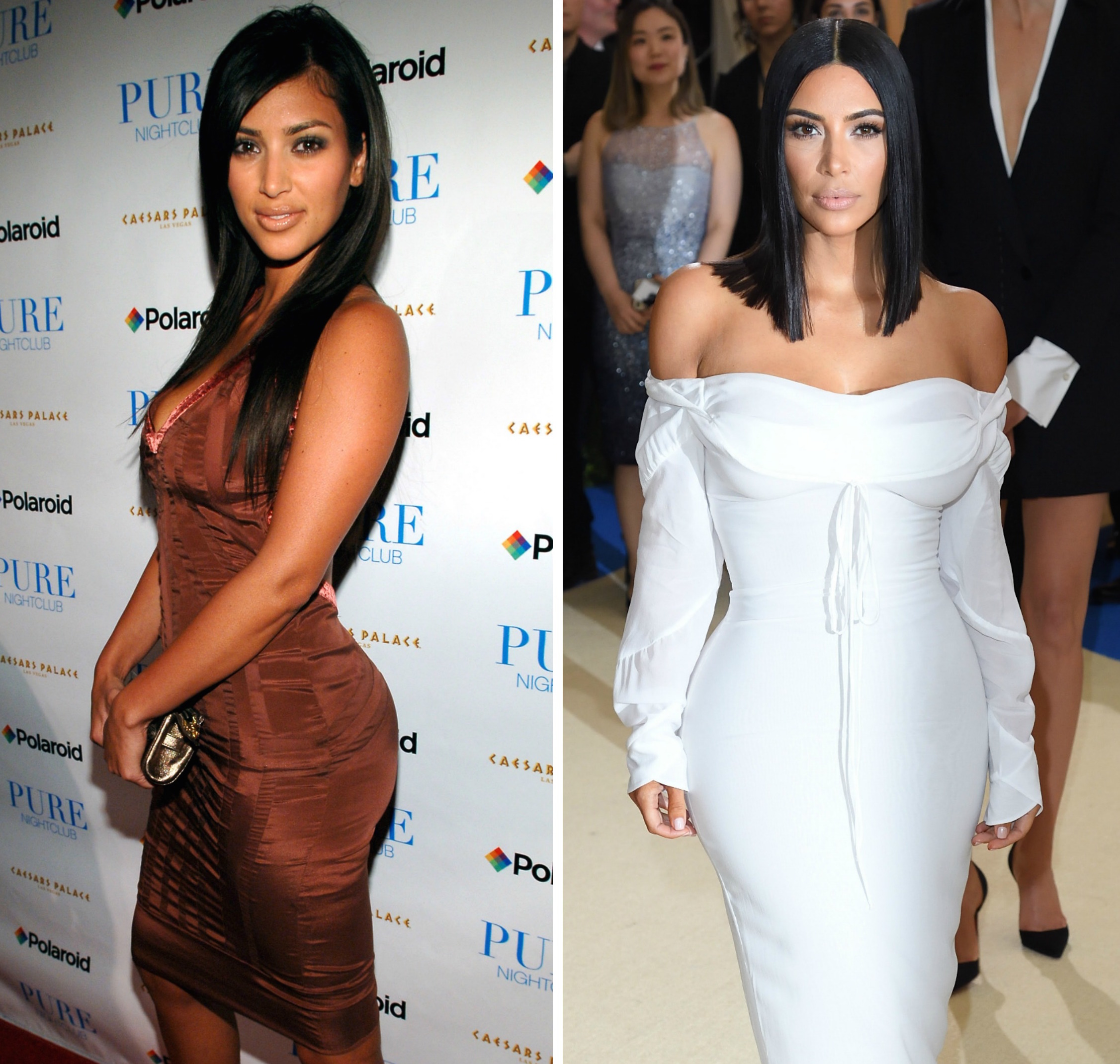 Kim kardashian first red carpet vs 2017