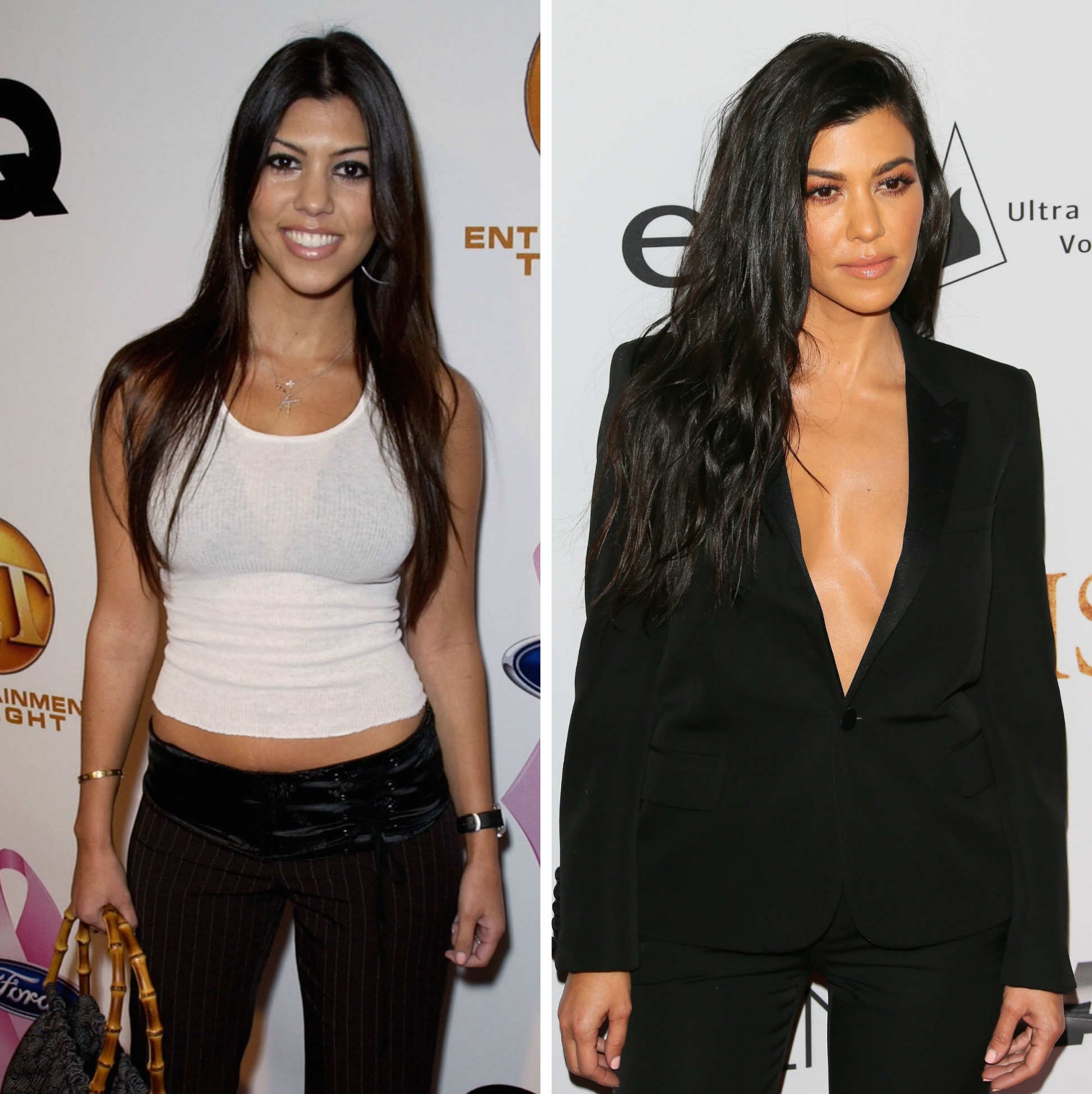 Kourtney kardashian first red carpet vs 2017
