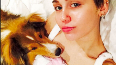 Miley cyrus dog tattoo