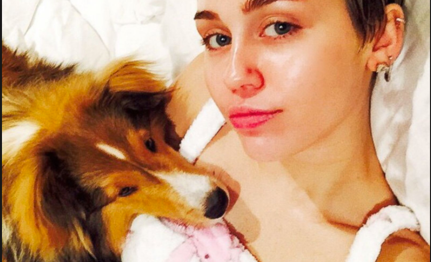 Miley cyrus dog tattoo