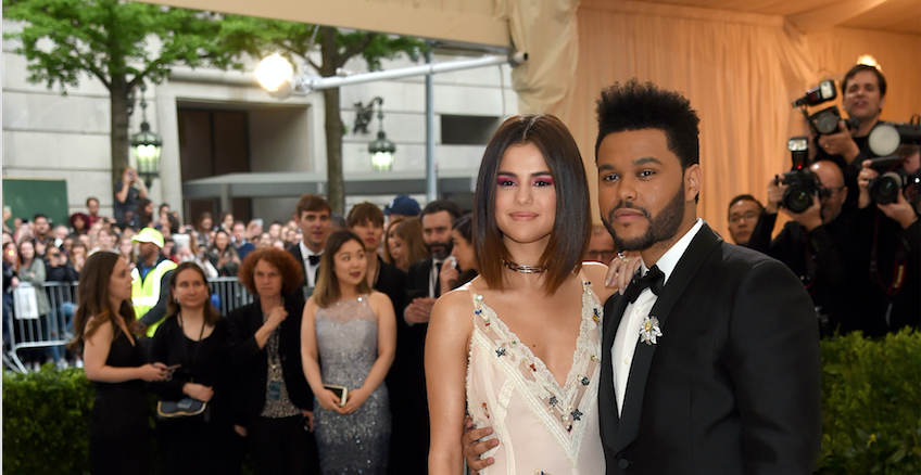 Selena Gomez and The Weeknd Met Gala Red Carpet