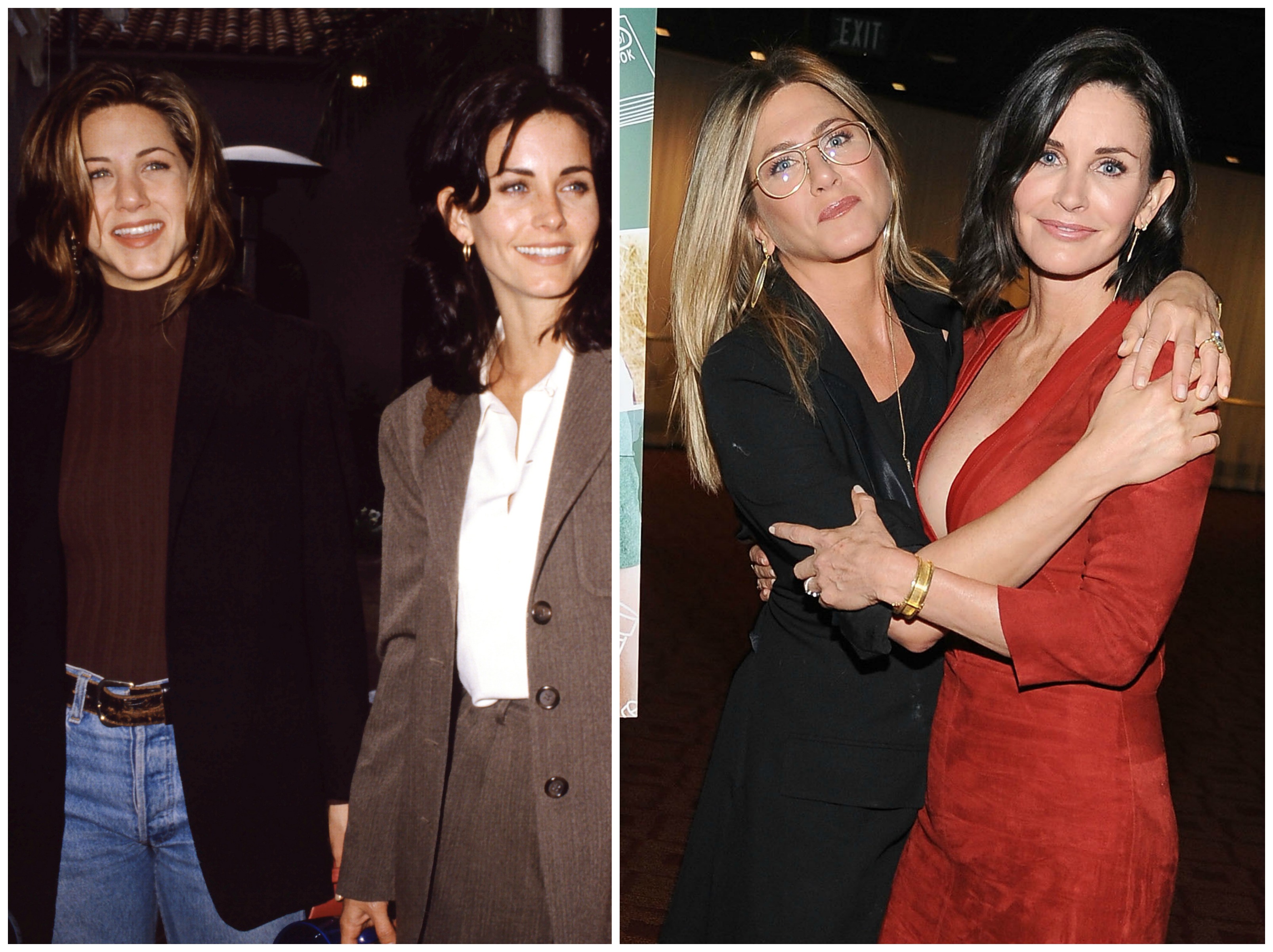 Jennifer aniston courteney cox
