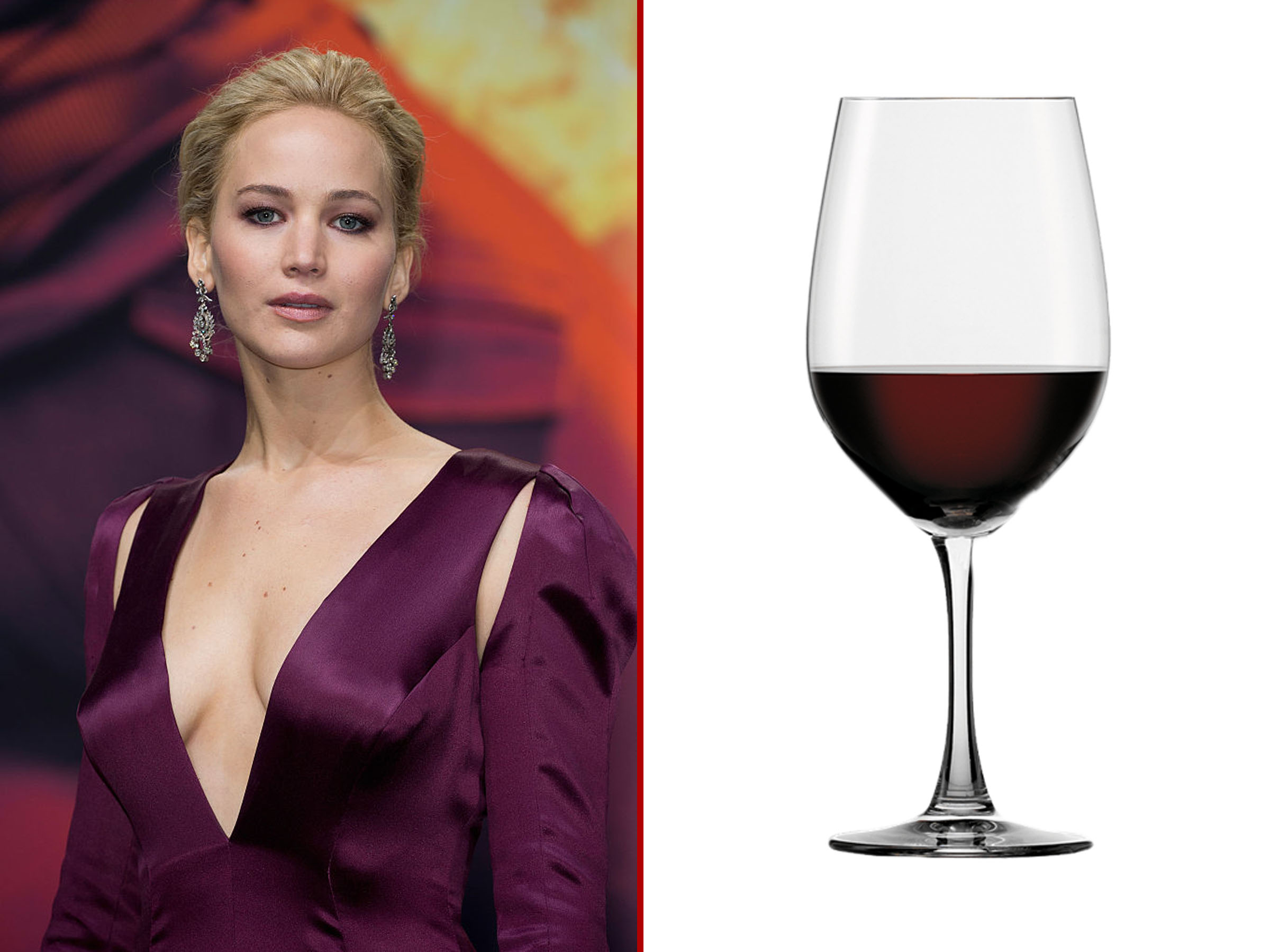 Jennifer lawrence red