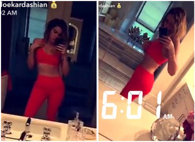 khlo&eacute; kardashian snapchat