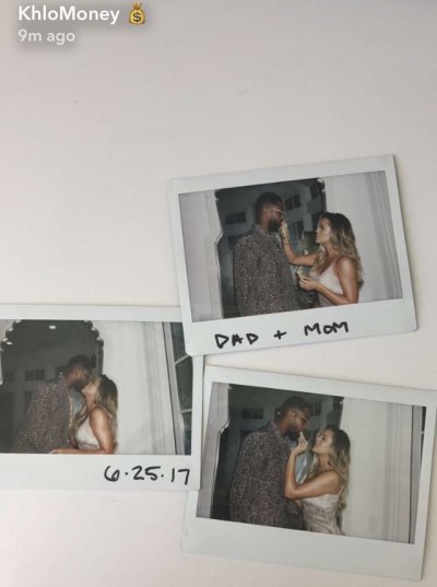 khlo&eacute; kardashian tristan thompson snapchat