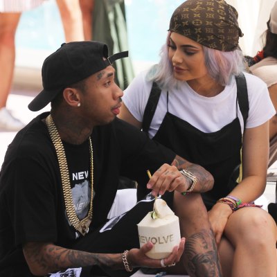 kylie jenner tyga getty images