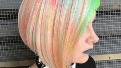 Marble hair trend