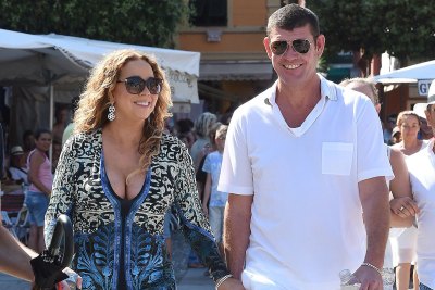 mariah carey and james packer - getty