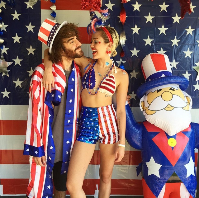 miley cyrus fourth of july