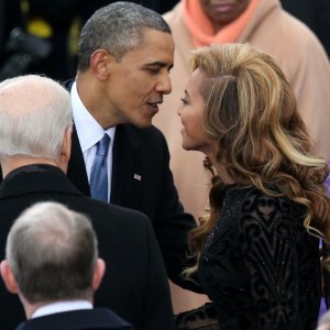 Obama beyonce twins