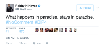 robby hayes tweet