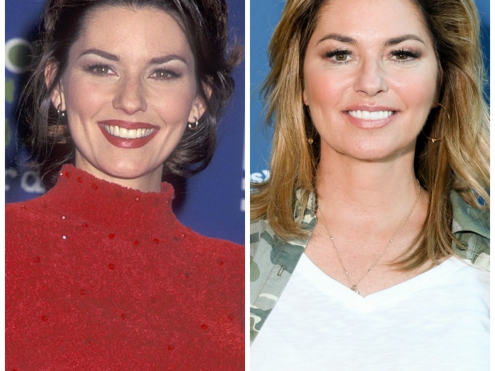 Shania Twain Then And Now