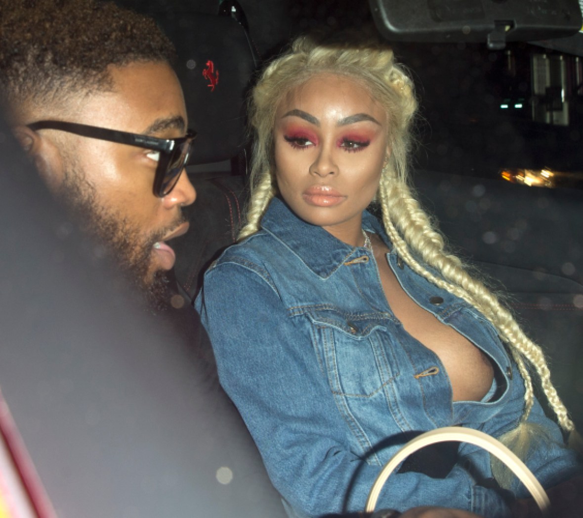 Porn Ariel Winter Oops - Blac Chyna Flashes Her Nipple During Night Out With Mystery Man