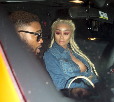 blac chyna flashes nipple splash