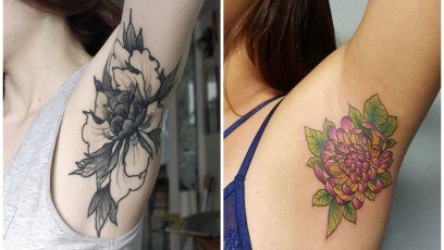 Armpit tattoo